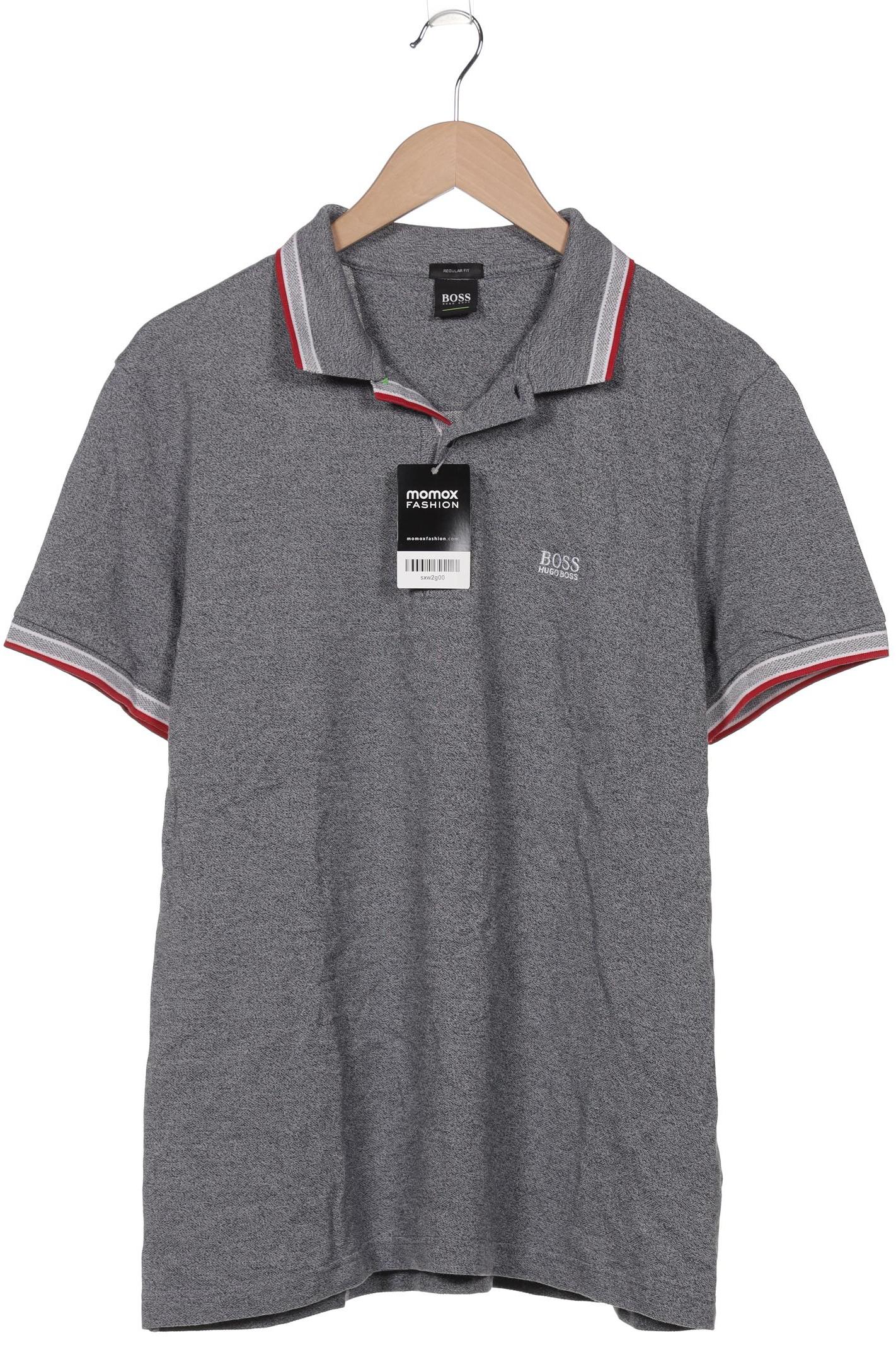 

Boss Green Herren Poloshirt, grau, Gr. 54