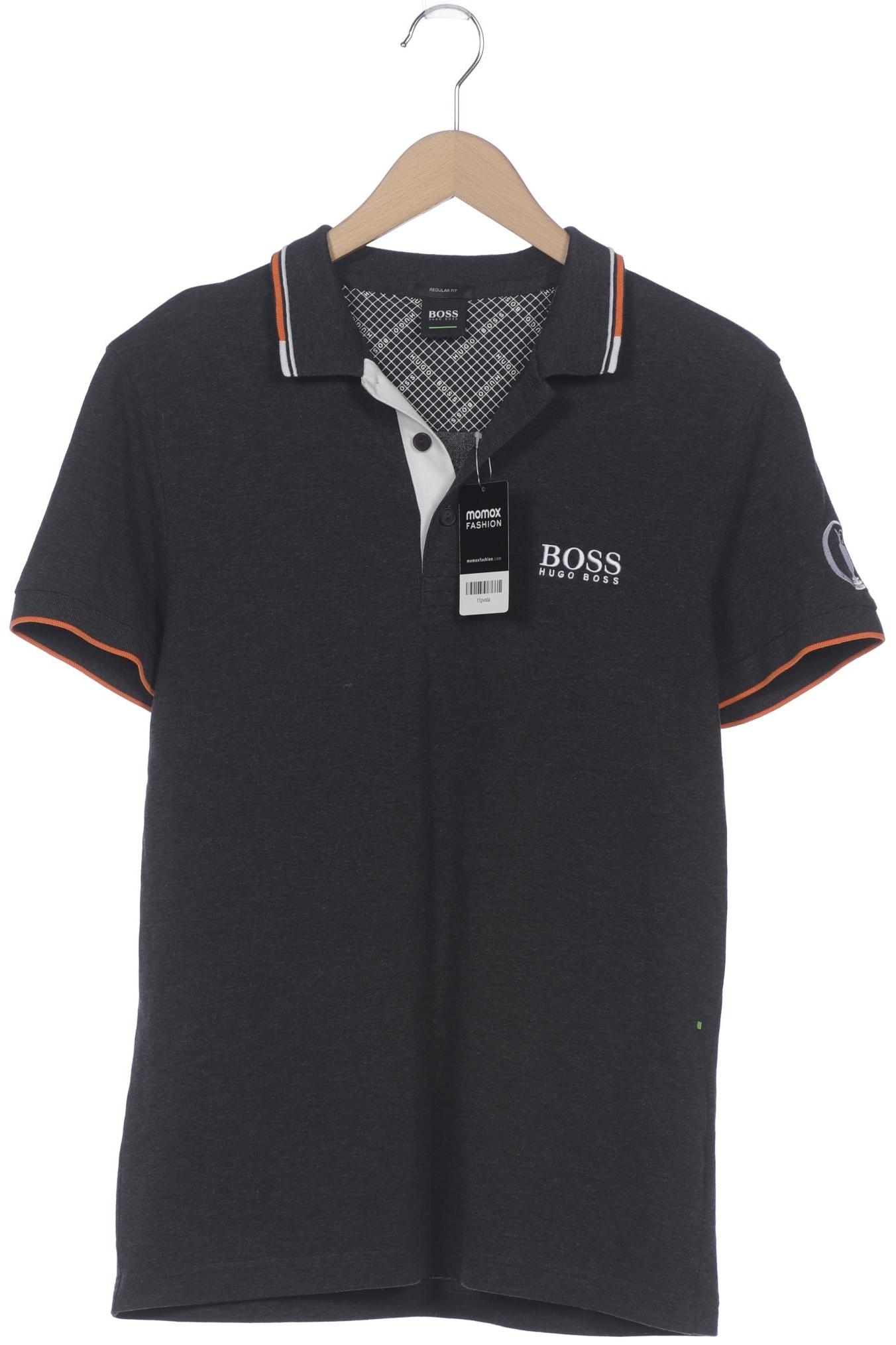 

Boss Green Herren Poloshirt, grau, Gr. 46