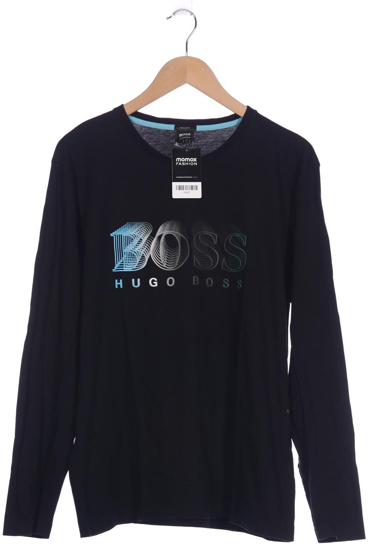 

Boss Green Herren Langarmshirt, schwarz, Gr. 56