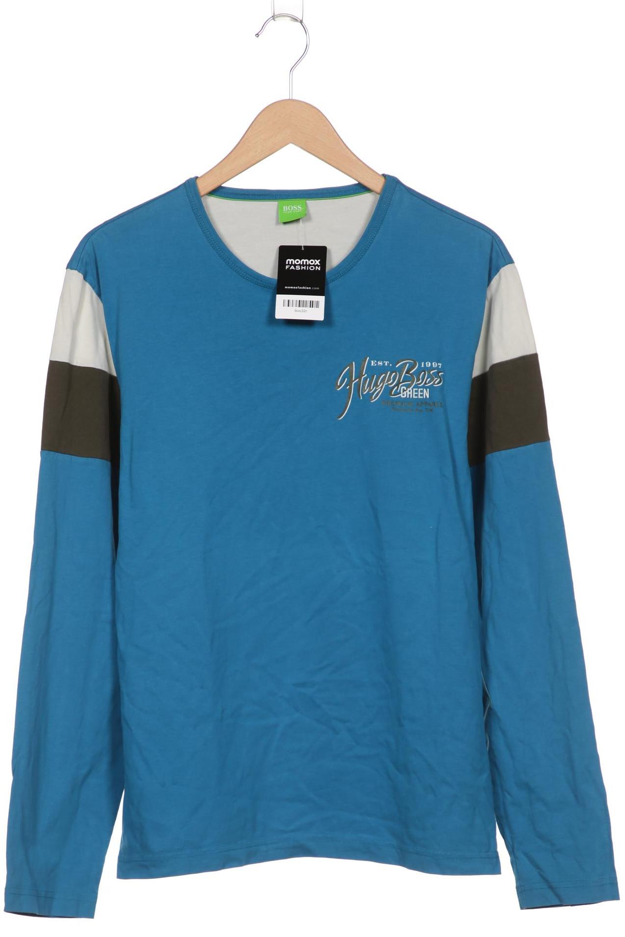 

Boss Green Herren Langarmshirt, blau