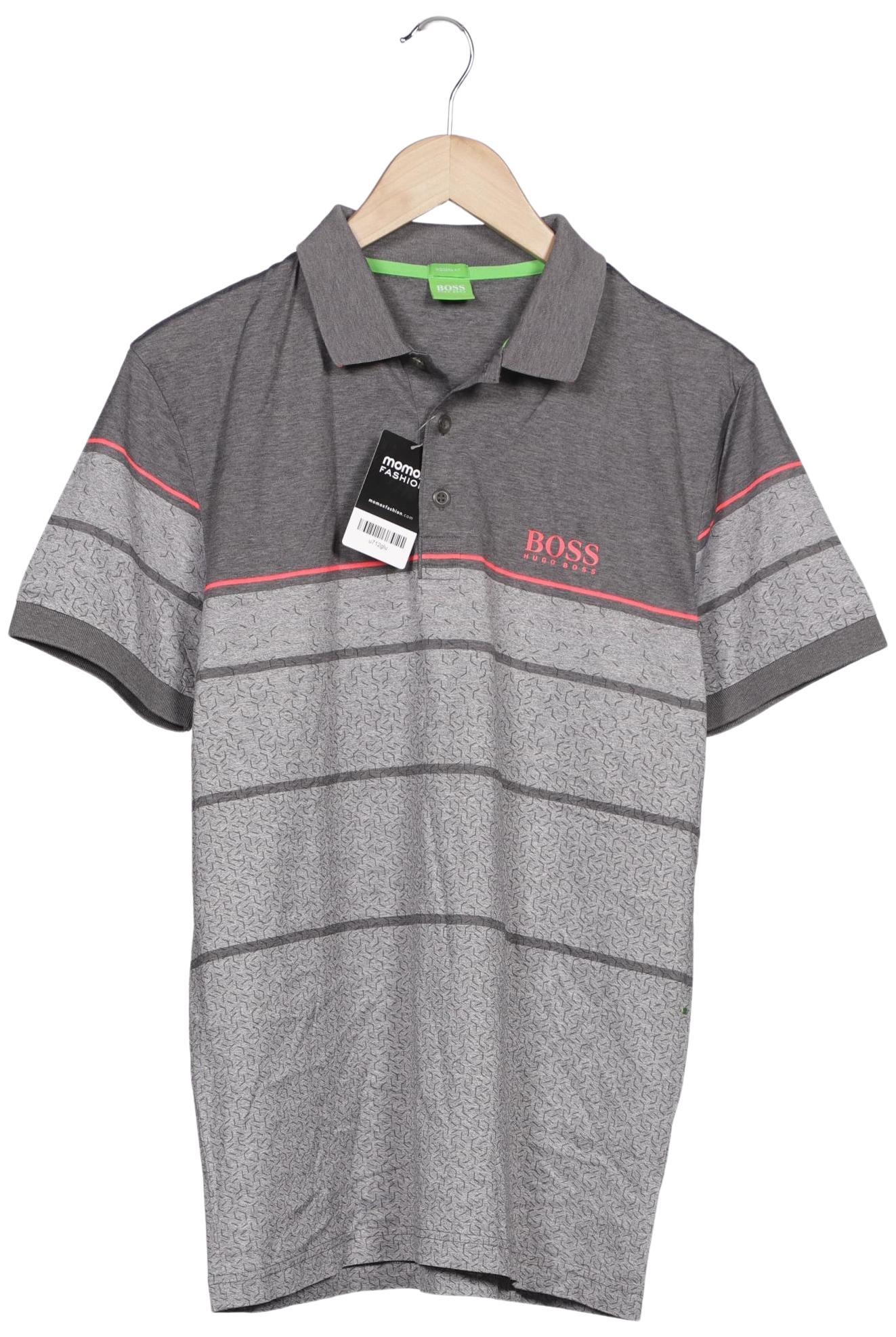 

Boss Green Herren Poloshirt, grau, Gr. 52