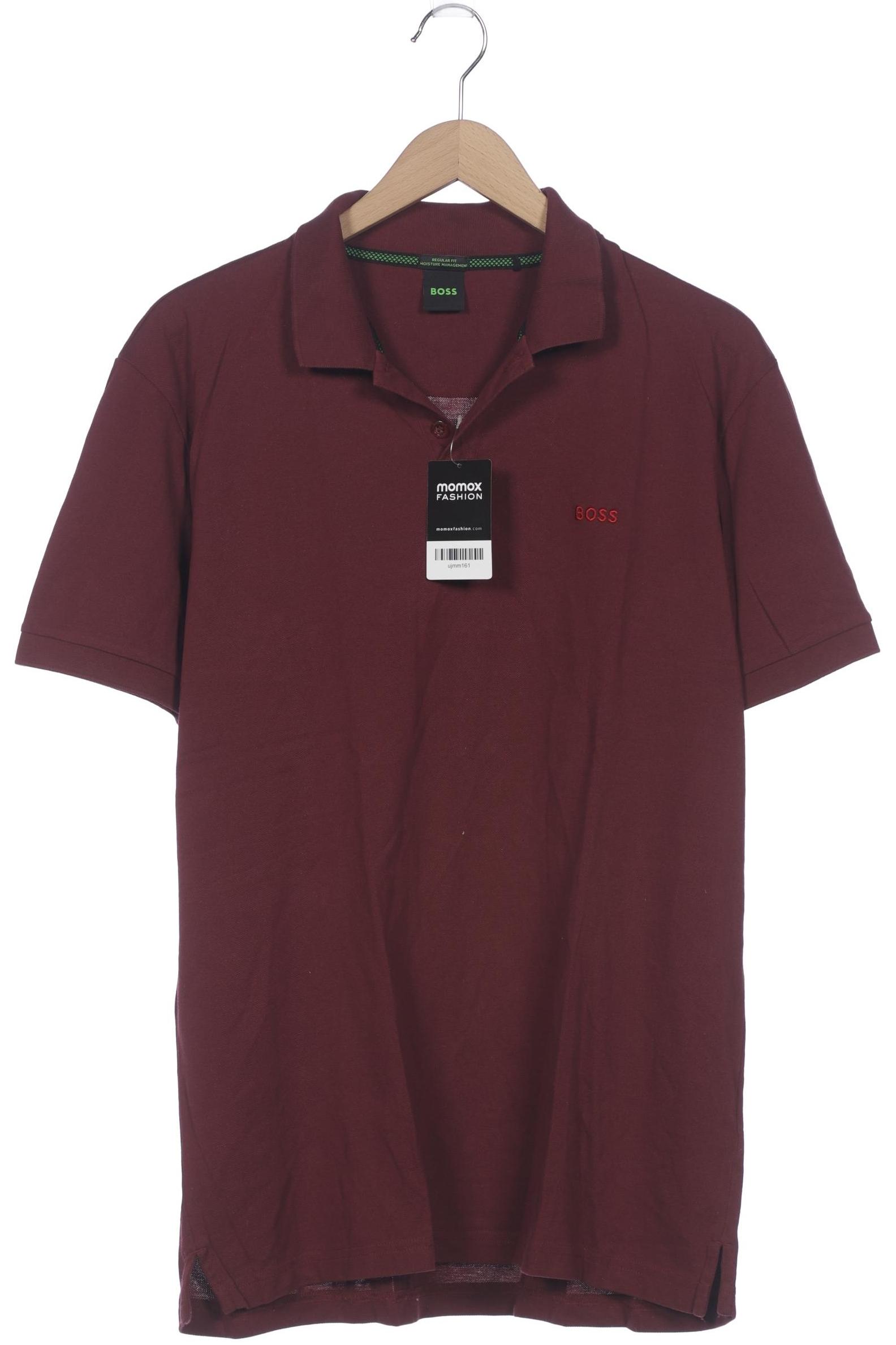 

Boss Green Herren Poloshirt, bordeaux, Gr. 56