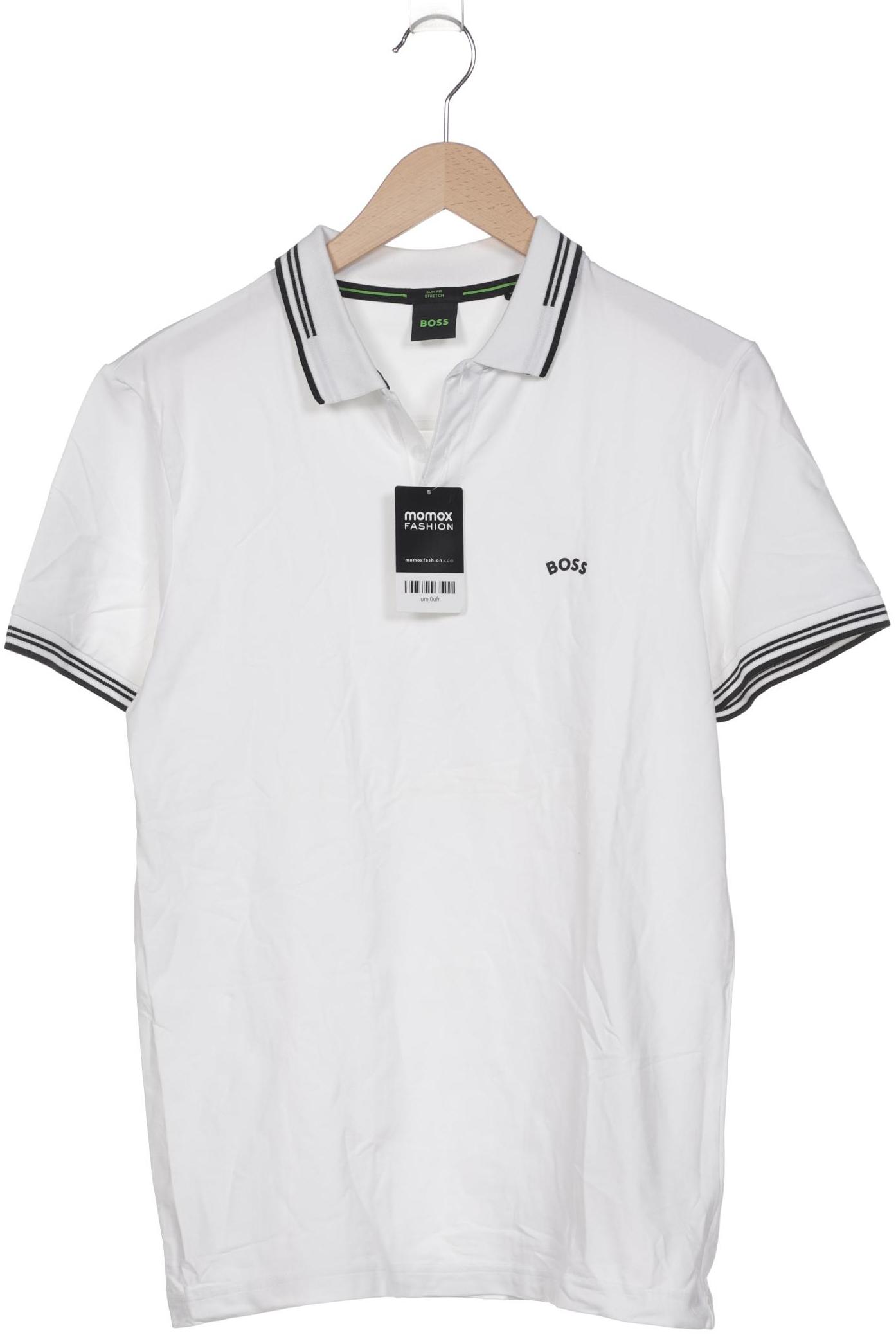 

Boss Green Herren Poloshirt, weiß, Gr. 48