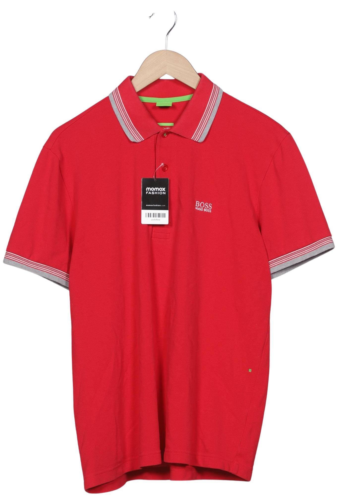 

Boss Green Herren Poloshirt, rot, Gr. 52