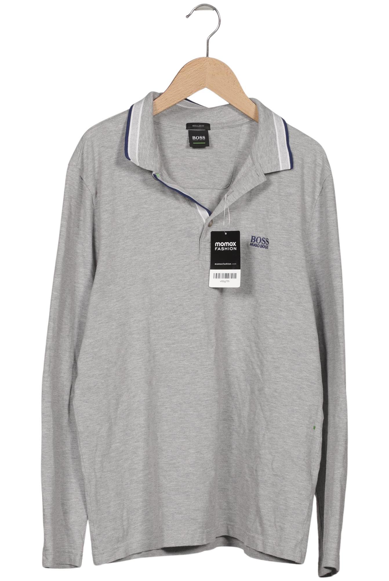 

Boss Green Herren Poloshirt, grau, Gr. 52