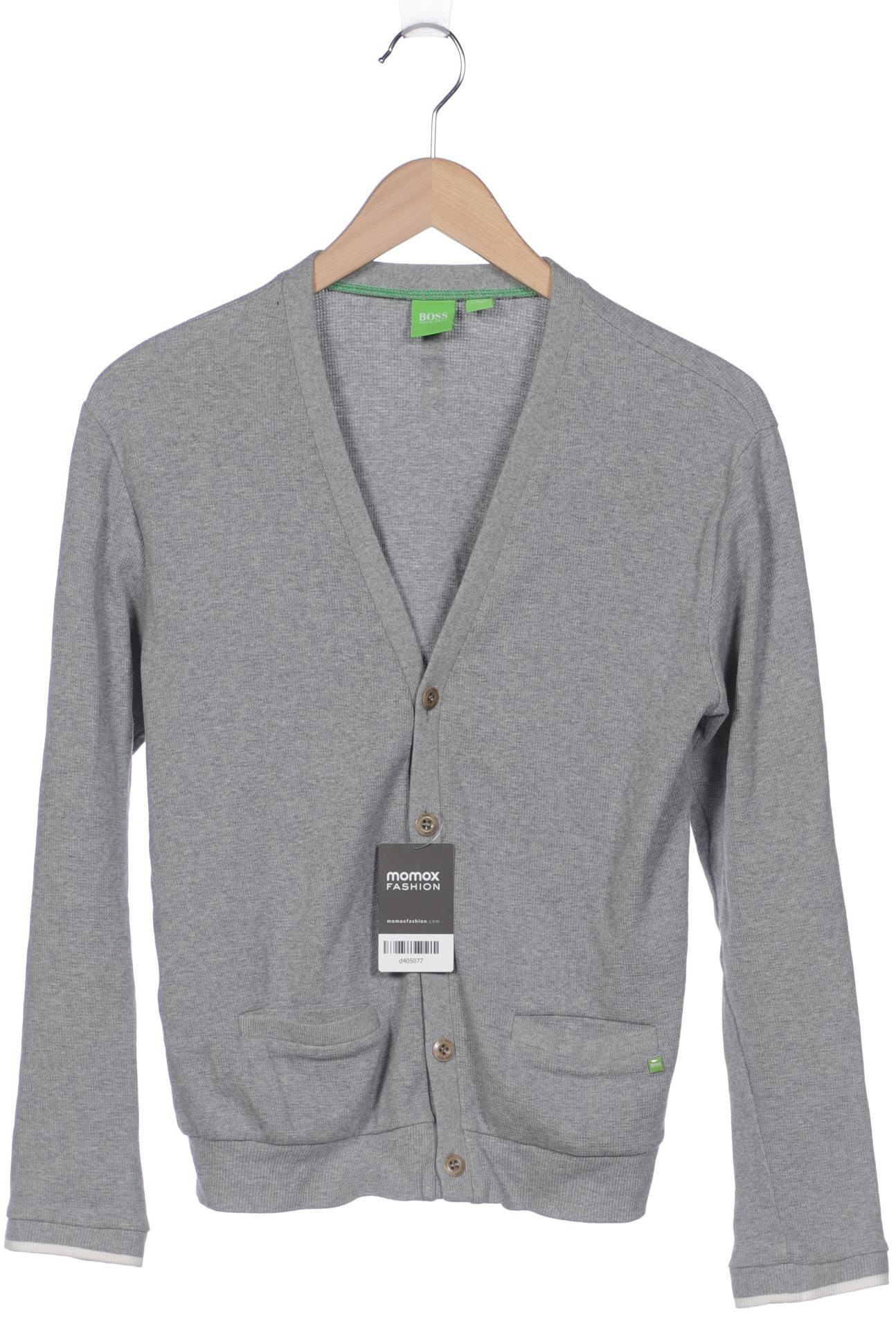 

Boss Green Herren Strickjacke, grau, Gr. 46
