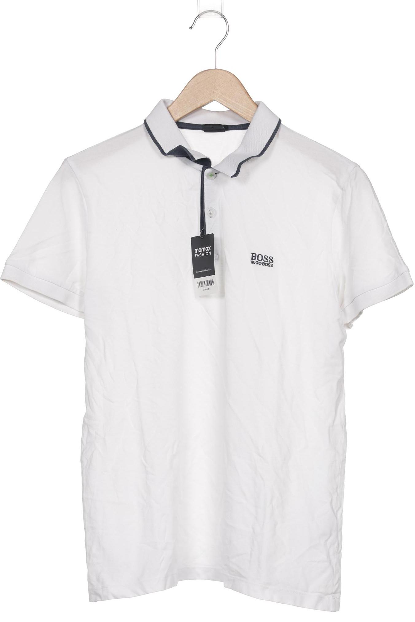 

Boss Green Herren Poloshirt, weiß, Gr. 48