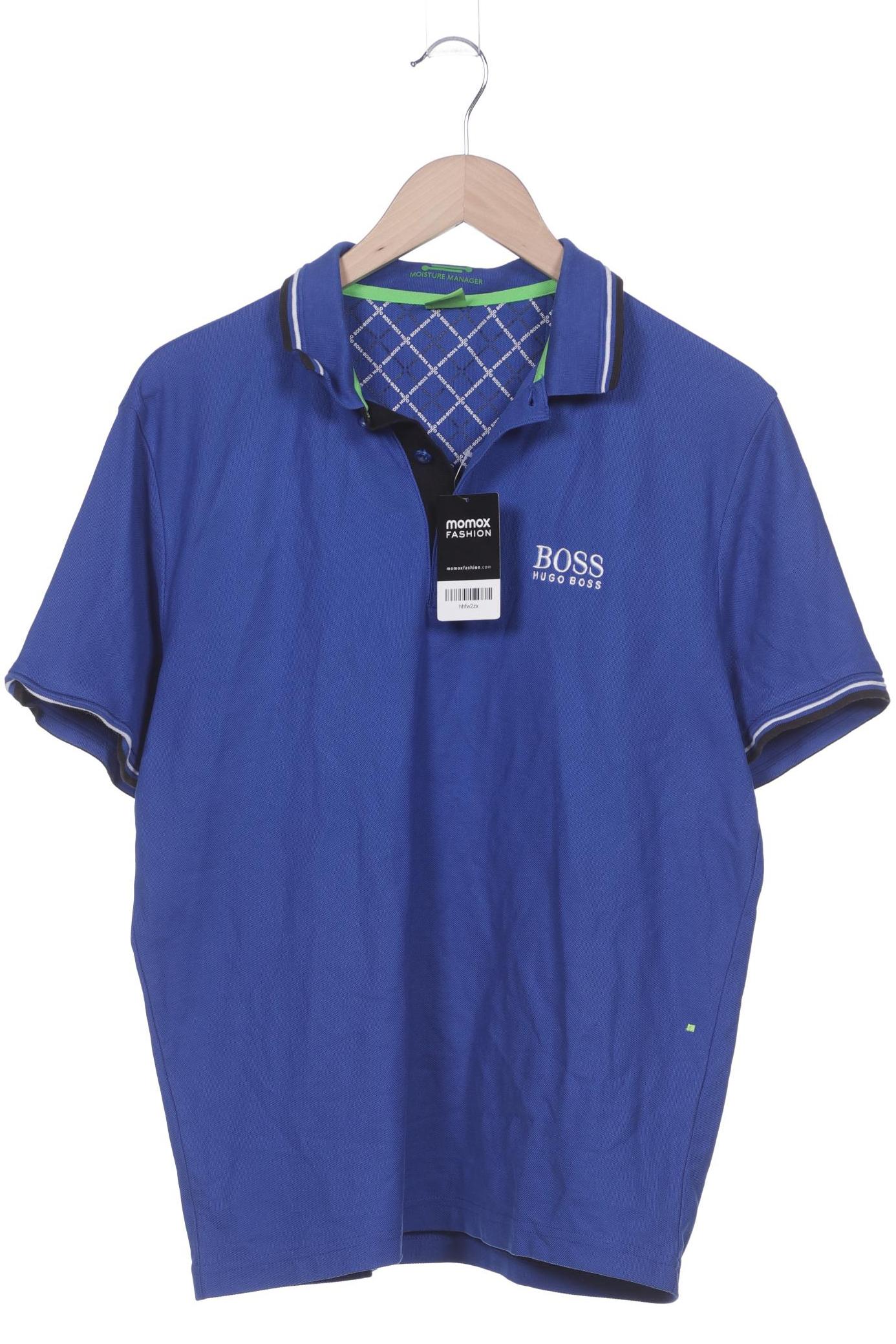 

Boss Green Herren Poloshirt, blau, Gr. 52