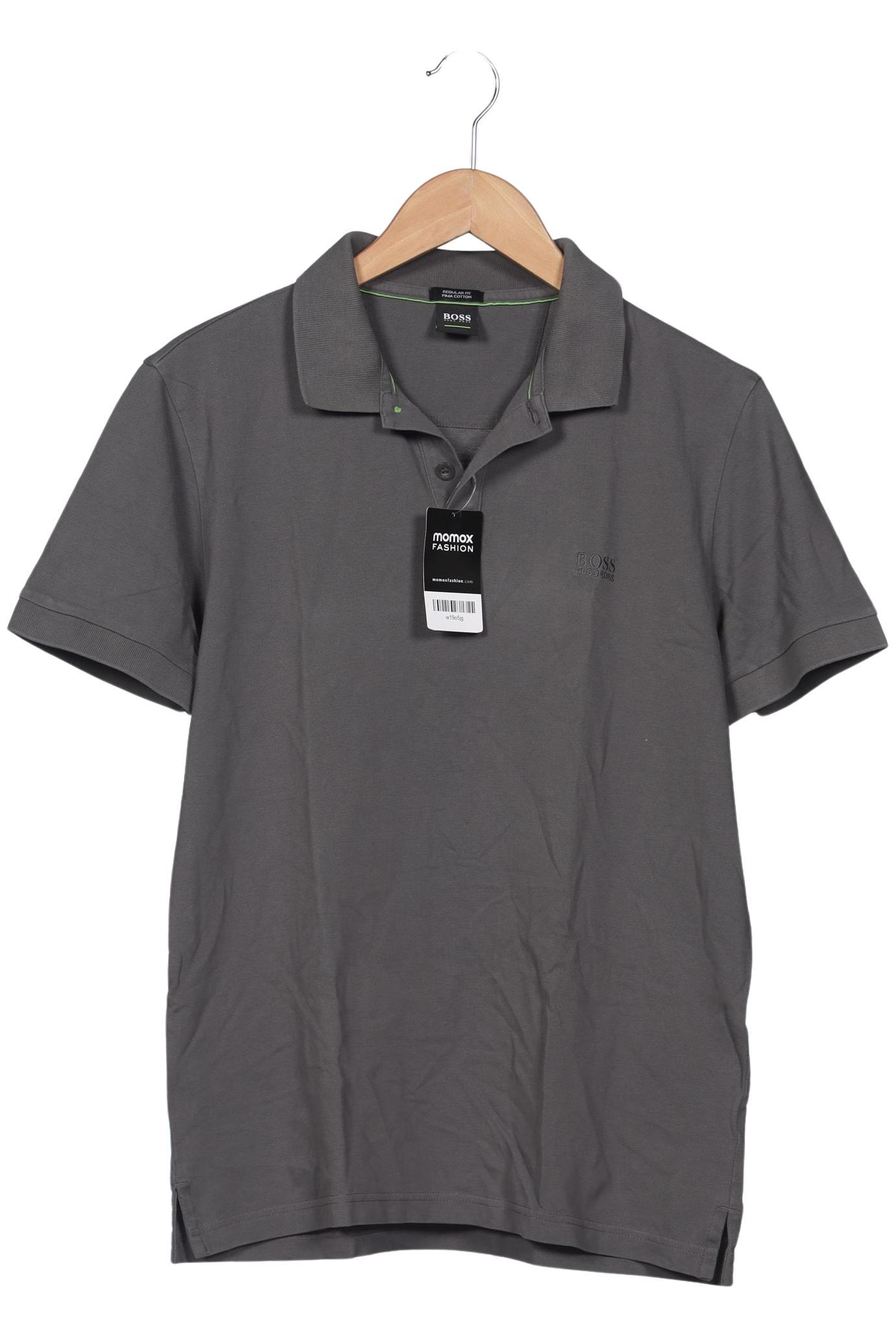 

Boss Green Herren Poloshirt, grau, Gr. 52