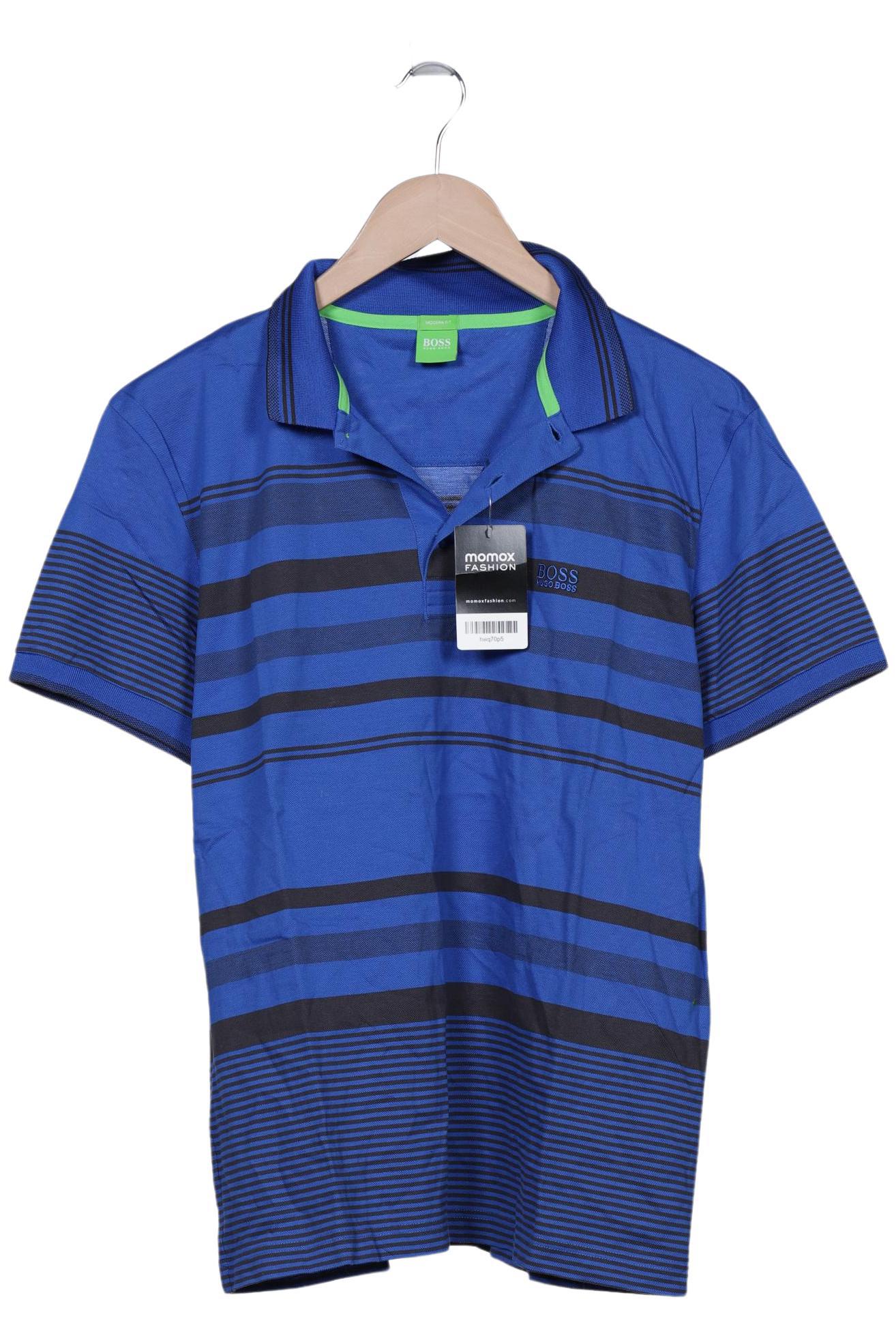 

Boss Green Herren Poloshirt, blau, Gr. 52