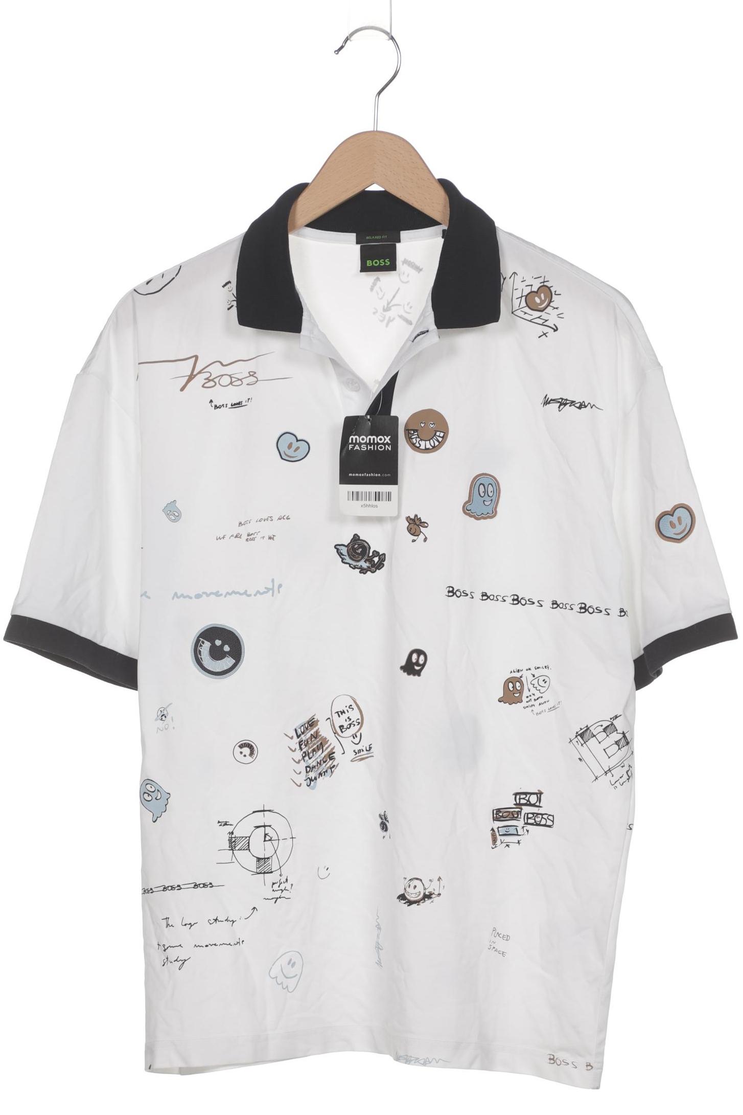 

Boss Green Herren Poloshirt, weiß, Gr. 46