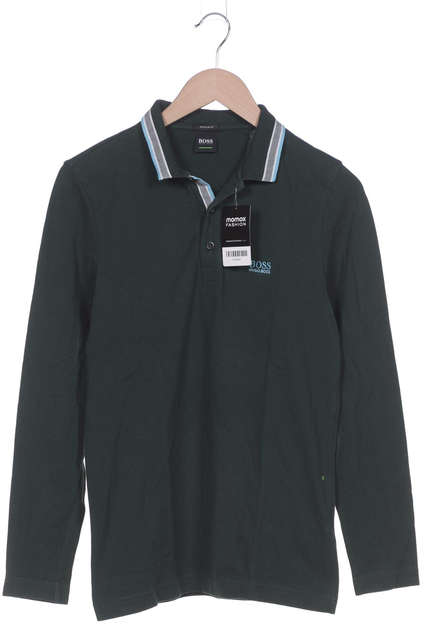 

Boss Green Herren Langarmshirt, türkis, Gr. 46