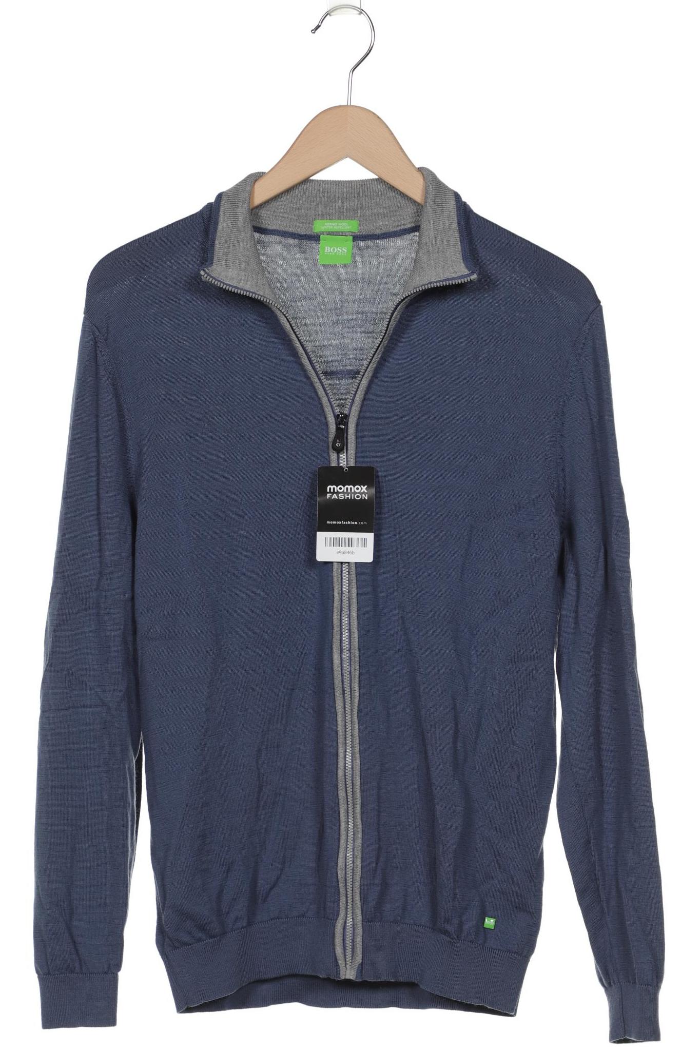 

Boss Green Herren Strickjacke, blau, Gr. 52