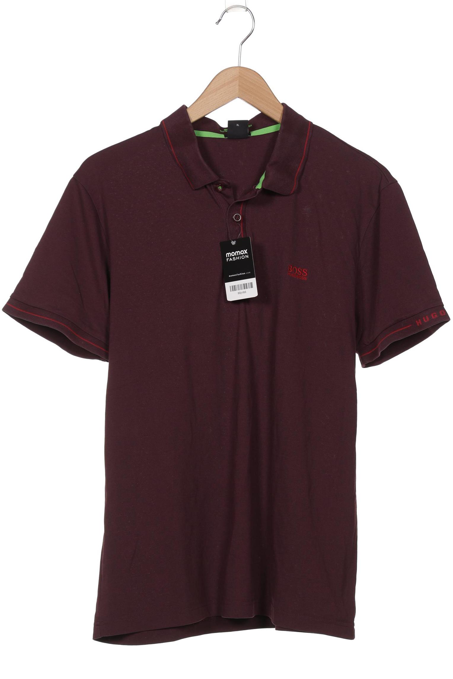 

Boss Green Herren Poloshirt, bordeaux, Gr. 54