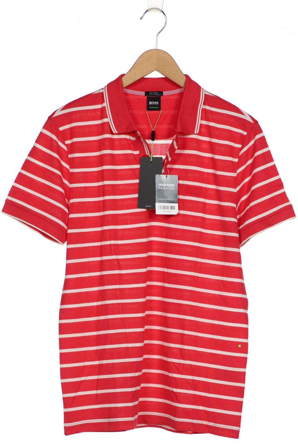

Boss Green Herren Poloshirt, rot, Gr. 52