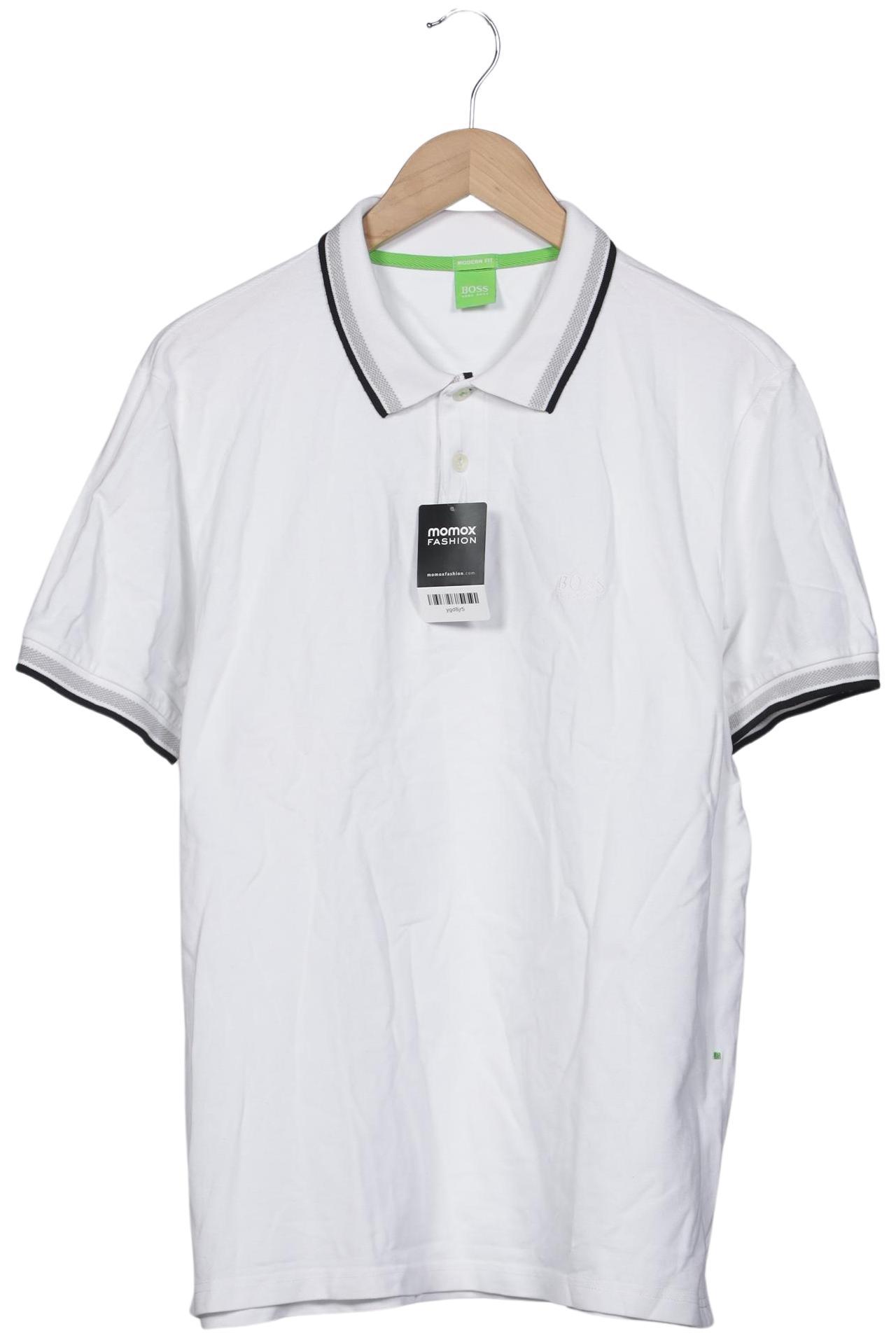 

Boss Green Herren Poloshirt, weiß, Gr. 56