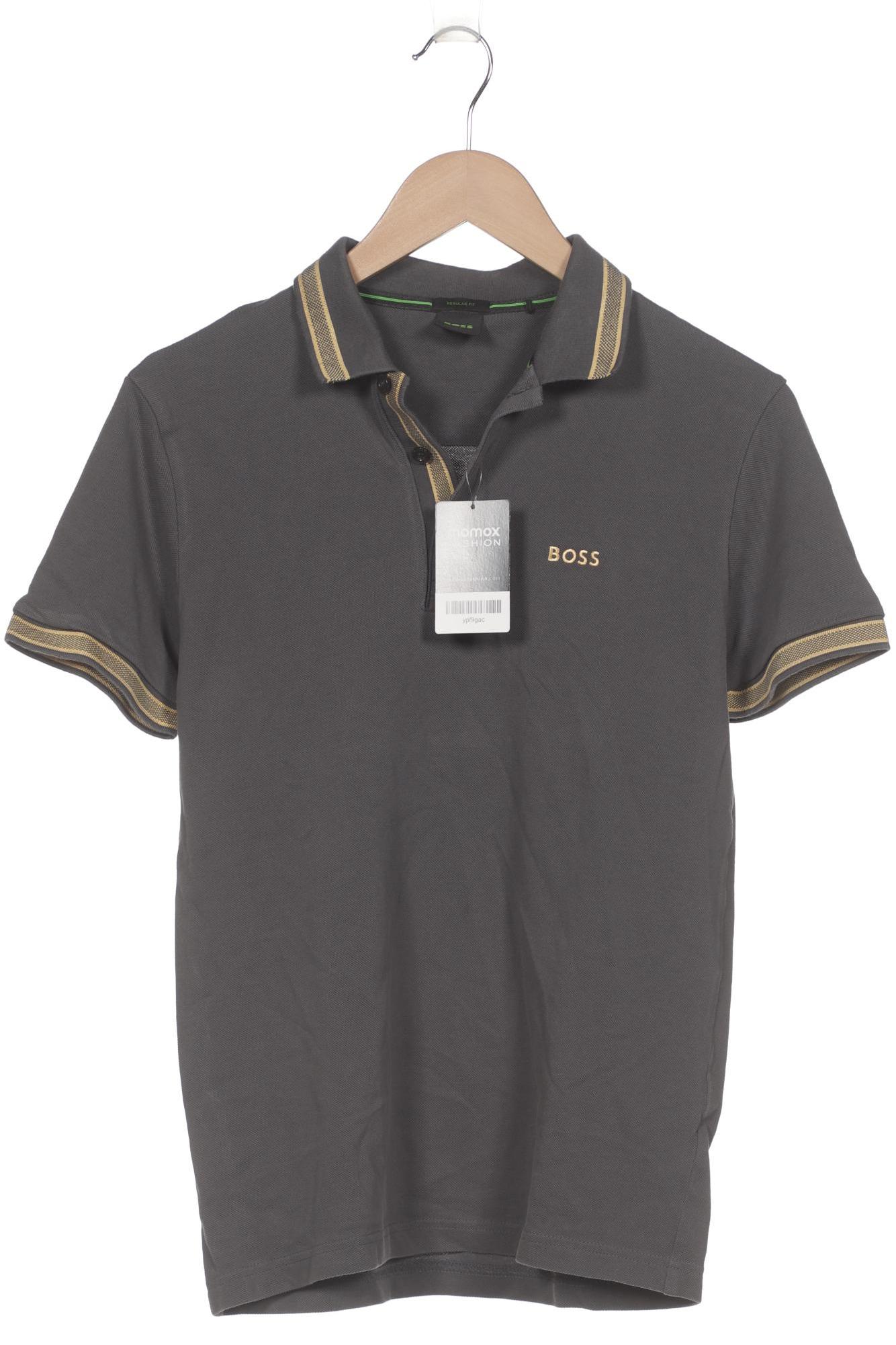 

Boss Green Herren Poloshirt, grau, Gr. 46