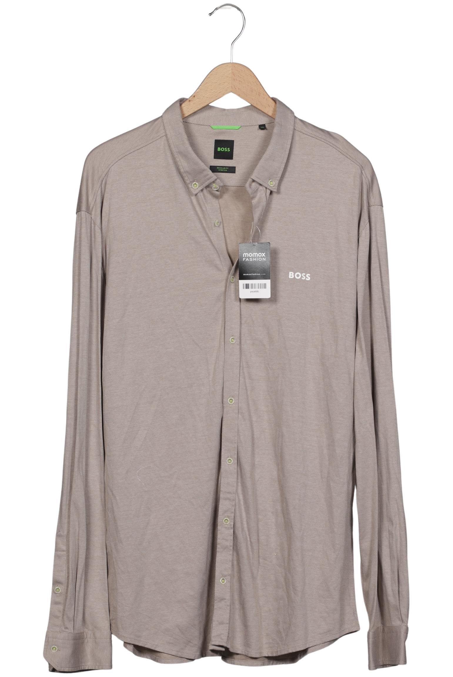 

Boss Green Herren Hemd, beige, Gr. 56