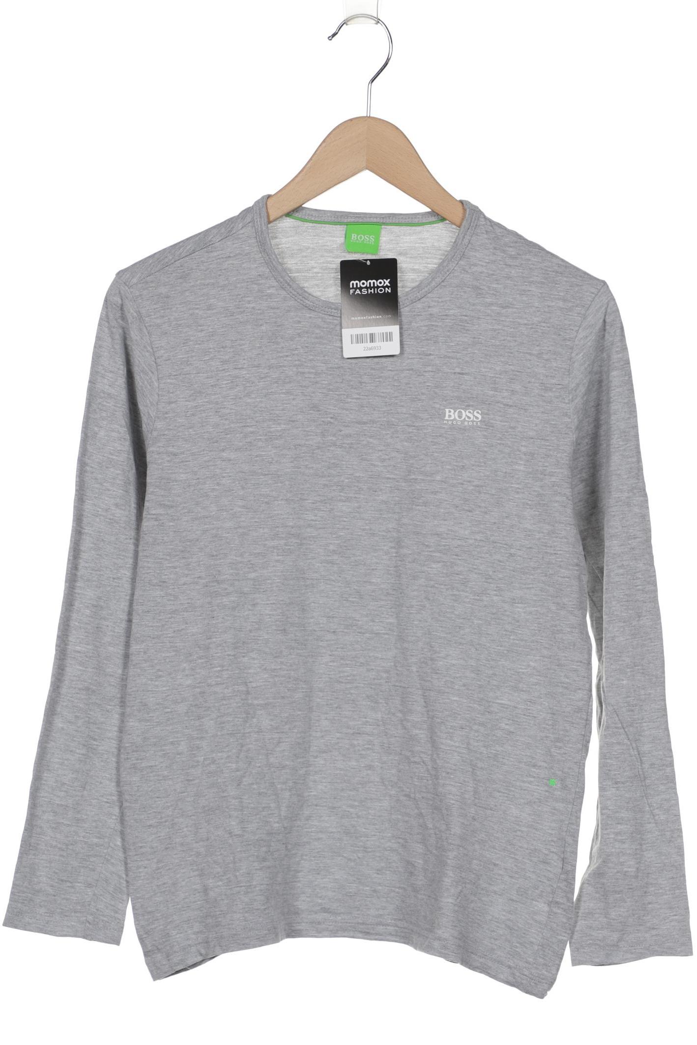 

Boss Green Herren Langarmshirt, grau, Gr. 46