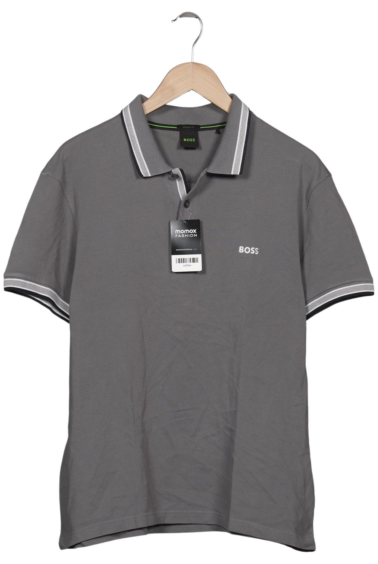 

Boss Green Herren Poloshirt, grau, Gr. 54
