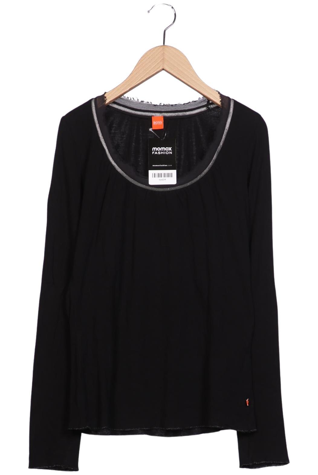 

Boss Orange Damen Langarmshirt, schwarz, Gr. 38