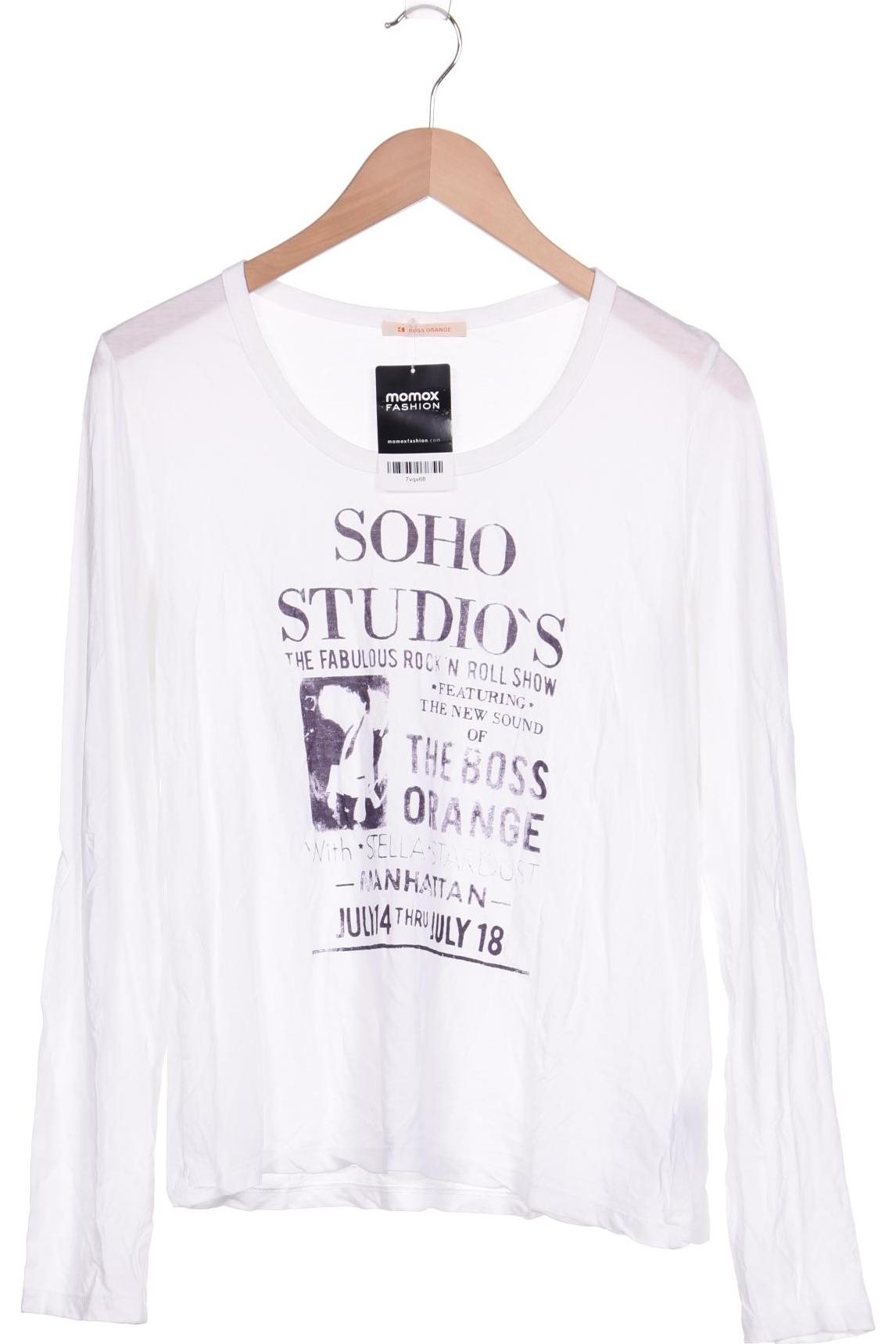 

Boss Orange Damen Langarmshirt, weiß