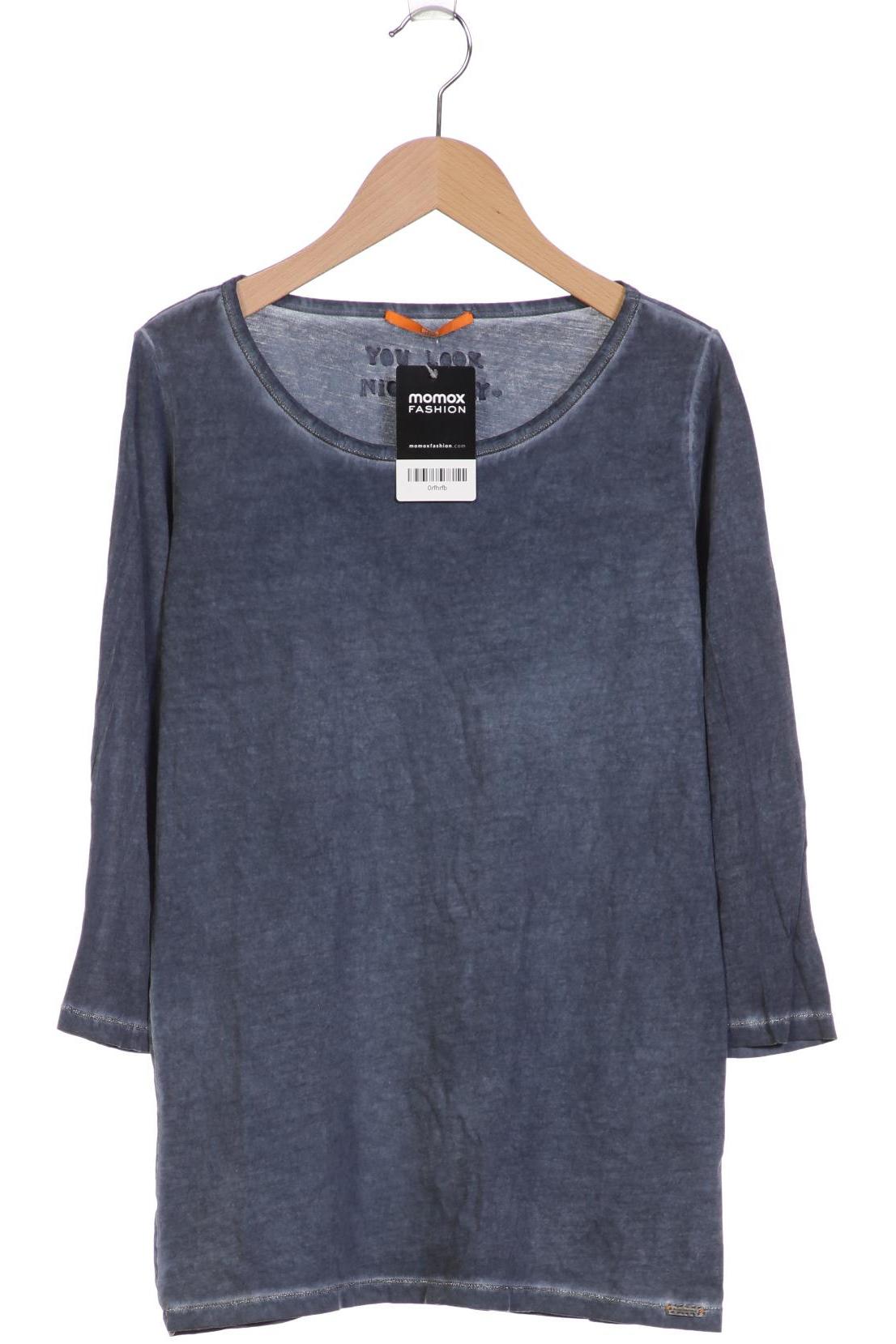 

Boss Orange Damen Langarmshirt, marineblau, Gr. 38