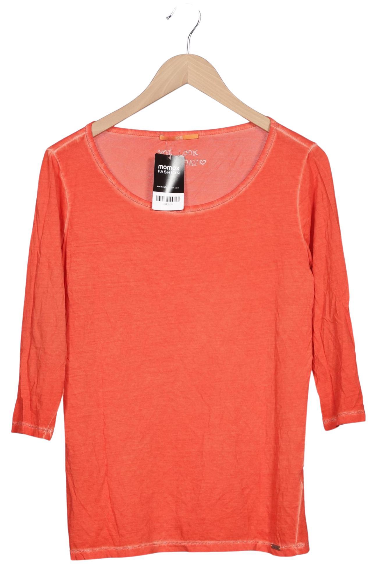 

Boss Orange Damen Langarmshirt, orange, Gr. 42