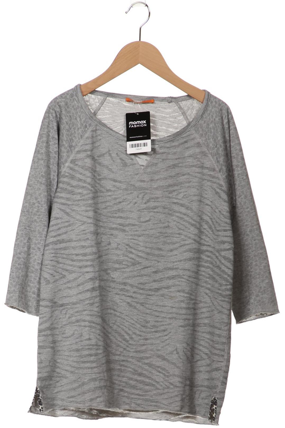 

Boss Orange Damen Langarmshirt, grau, Gr. 34