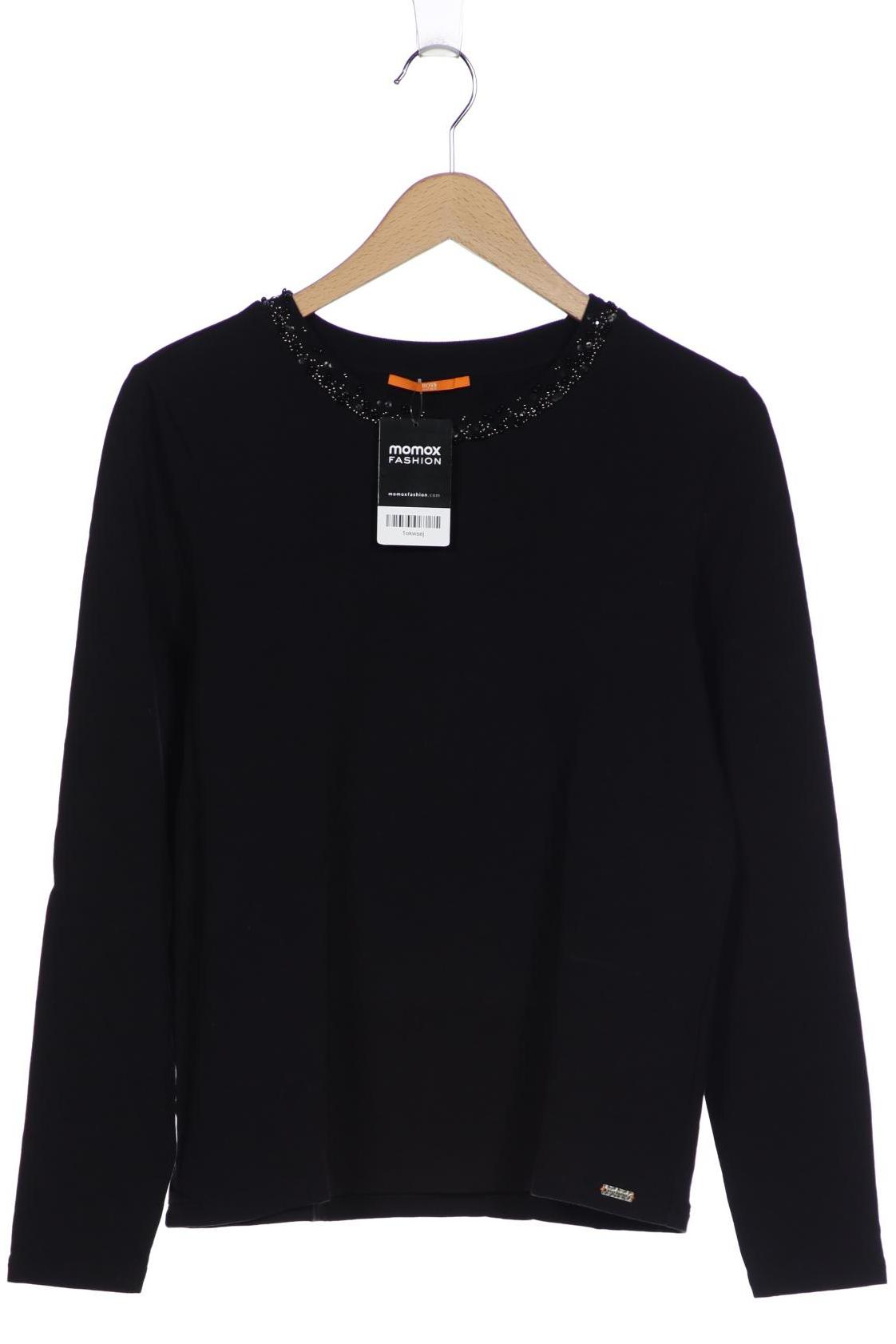 

Boss Orange Damen Langarmshirt, schwarz