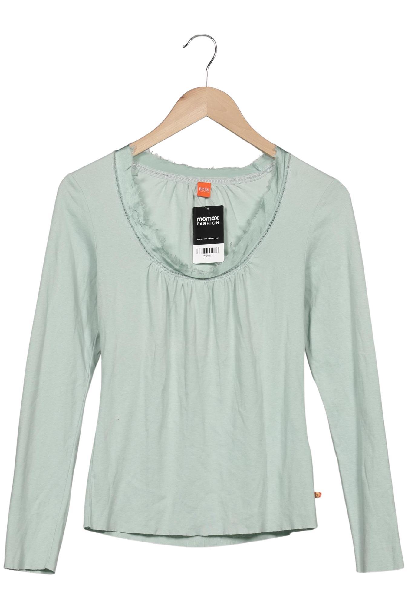 Thumbnail - Boss Orange Damen Langarmshirt, hellgrün, Gr. 42