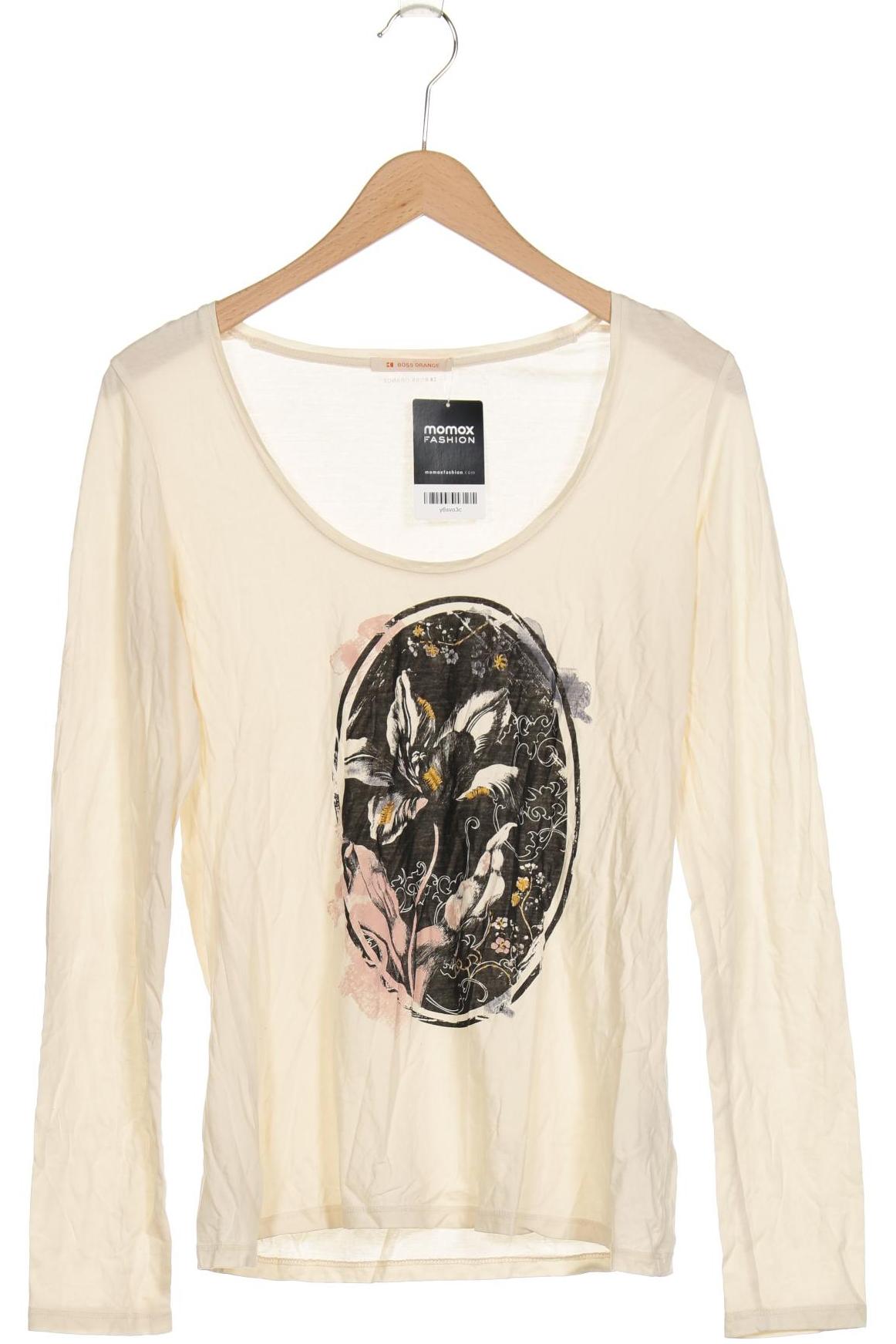 

Boss Orange Damen Langarmshirt, cremeweiß