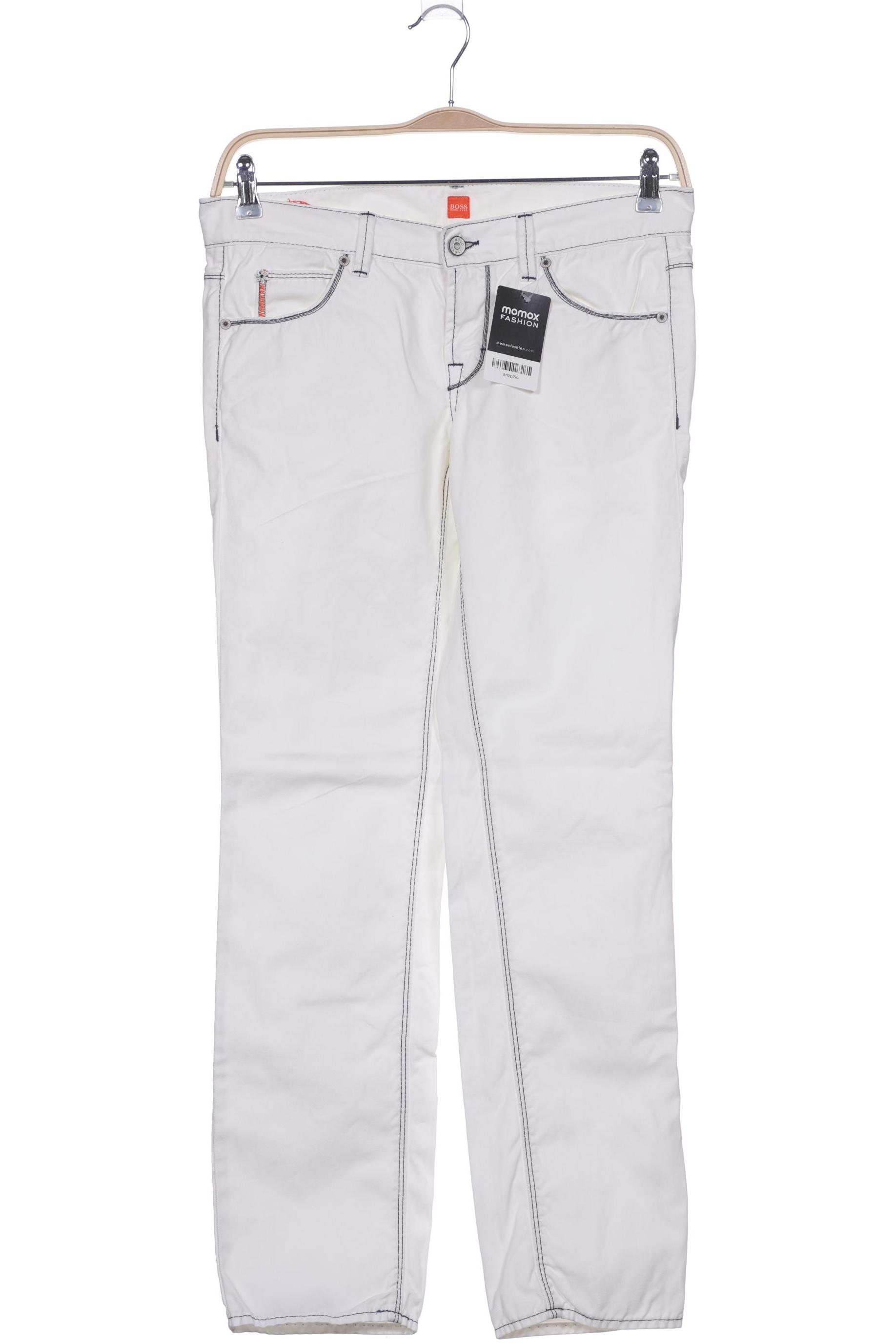 

Boss Orange Damen Jeans, weiß, Gr. 30