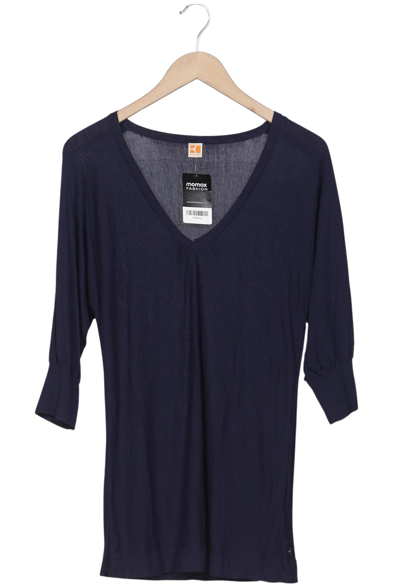 

Boss Orange Damen Langarmshirt, marineblau, Gr. 44