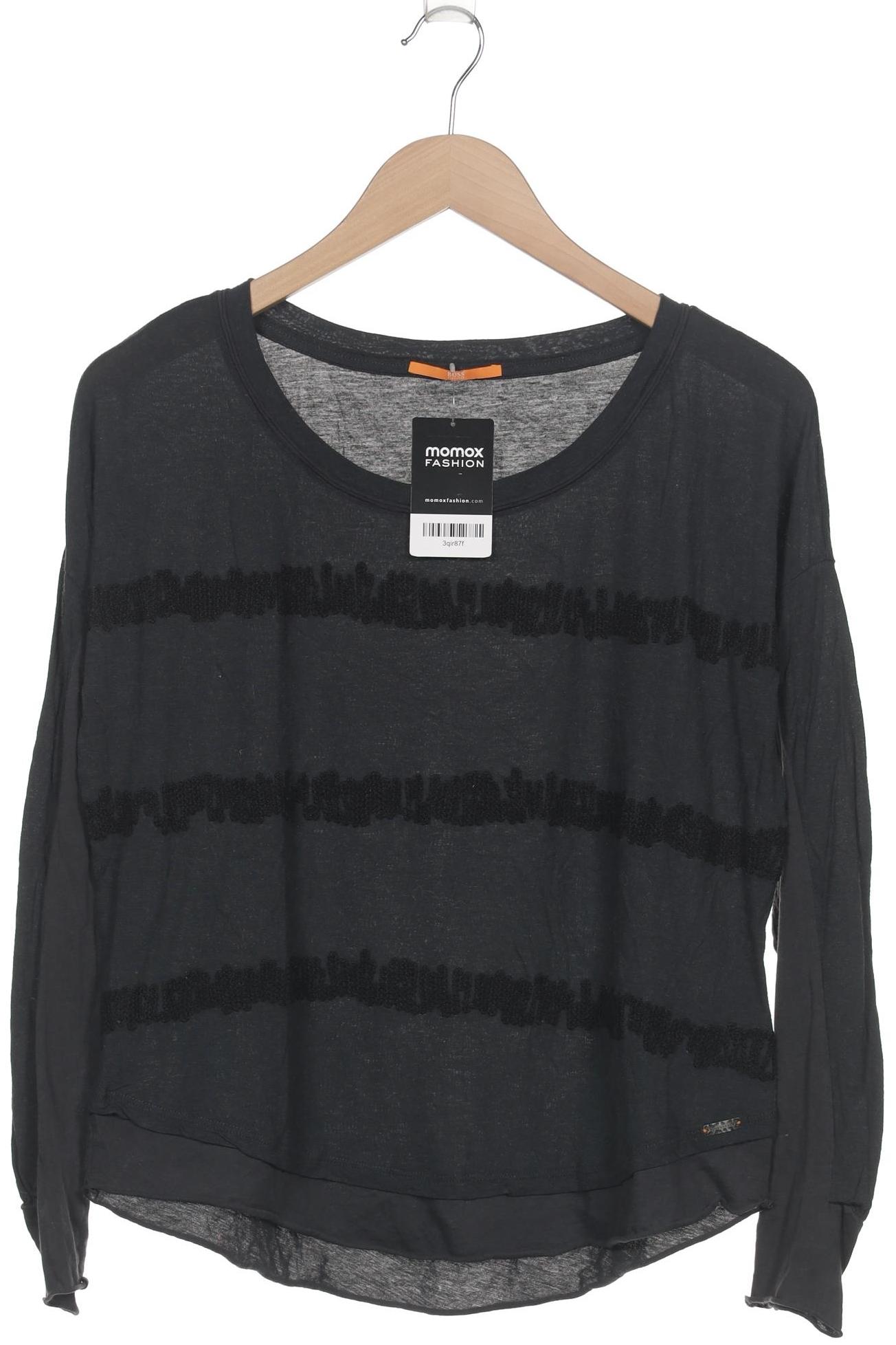 

Boss Orange Damen Langarmshirt, grau, Gr. 36