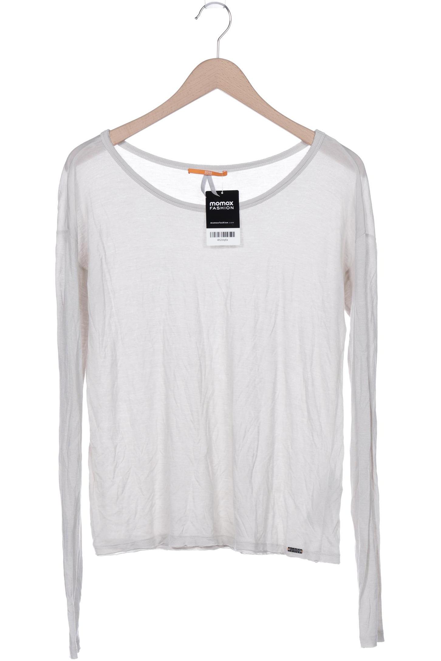 

Boss Orange Damen Langarmshirt, cremeweiß