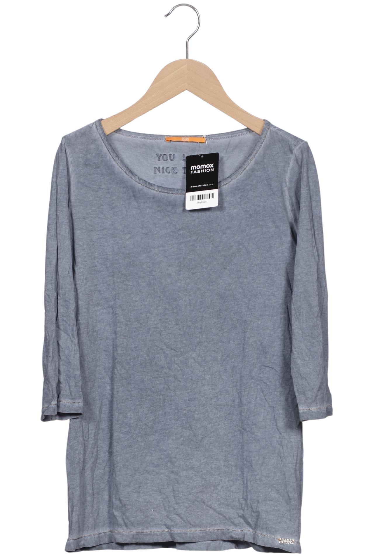 

Boss Orange Damen Langarmshirt, hellblau, Gr. 36