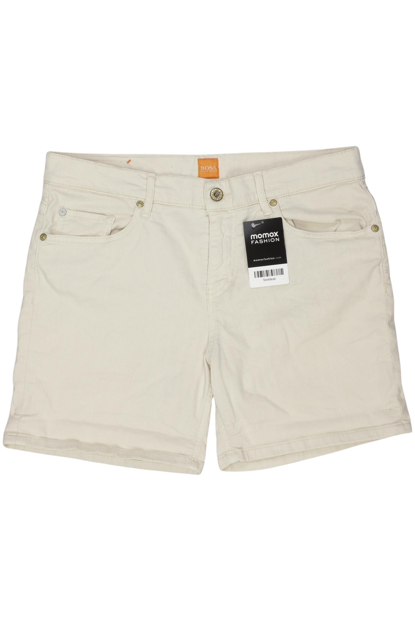 

Boss Orange Damen Shorts, cremeweiß, Gr. 28