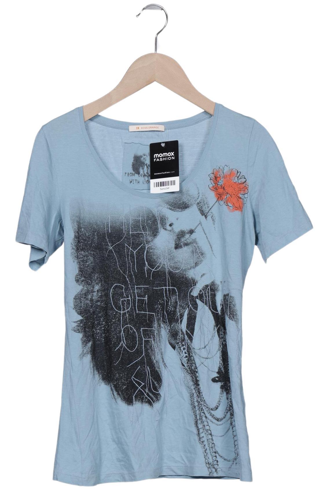 

Boss Orange Damen T-Shirt, blau, Gr. 36