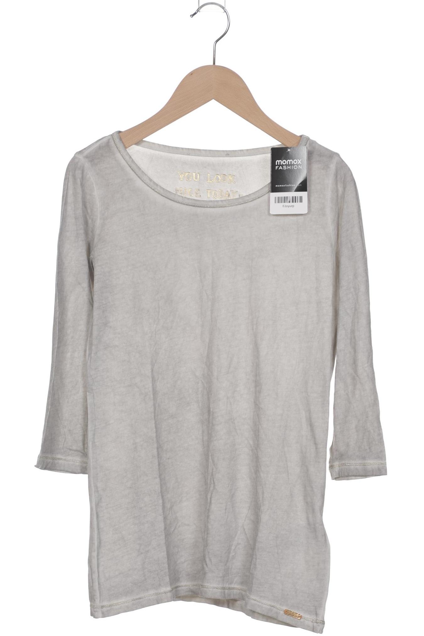 

Boss Orange Damen Langarmshirt, grau, Gr. 34