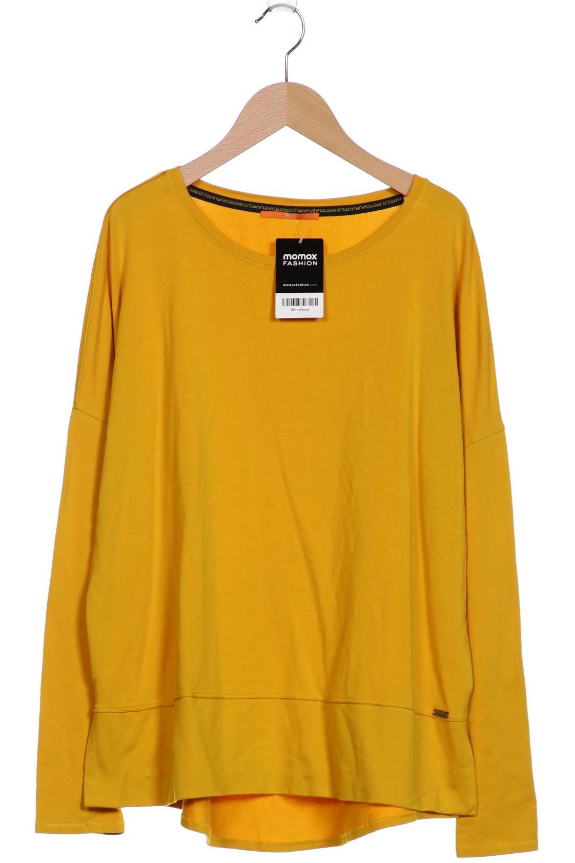 

Boss Orange Damen Langarmshirt, gelb, Gr. 44