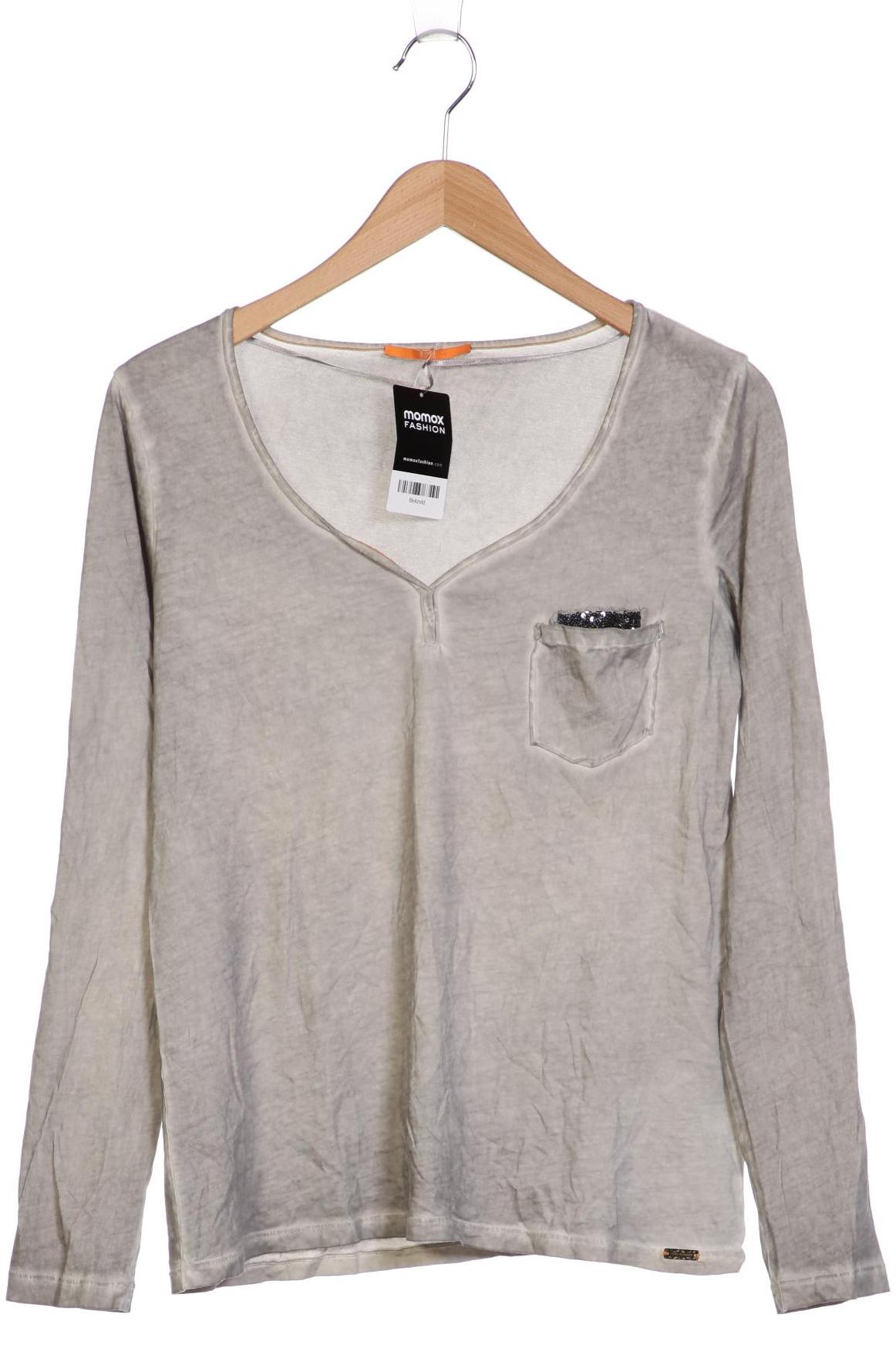 

Boss Orange Damen Langarmshirt, grau, Gr. 42