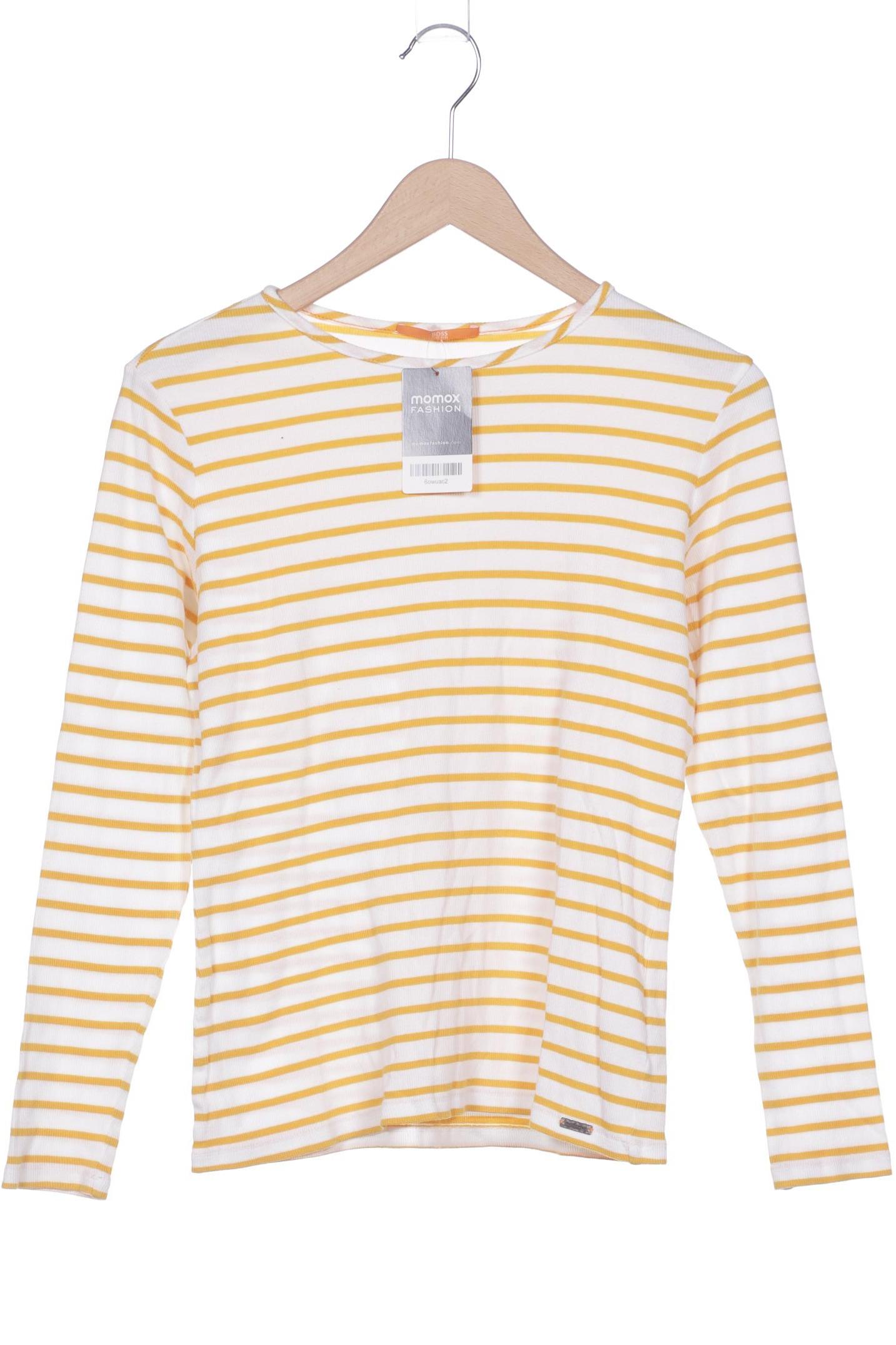 

Boss Orange Damen Langarmshirt, weiß, Gr. 38