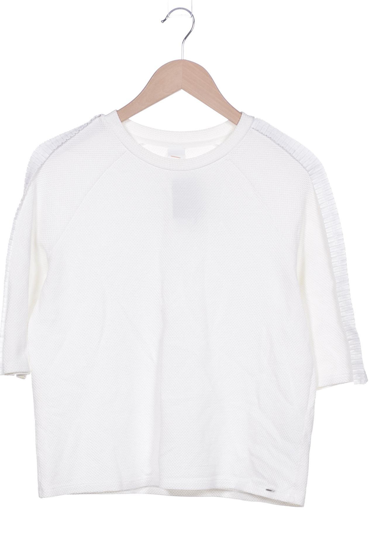 

Boss Orange Damen Langarmshirt, weiß, Gr. 36