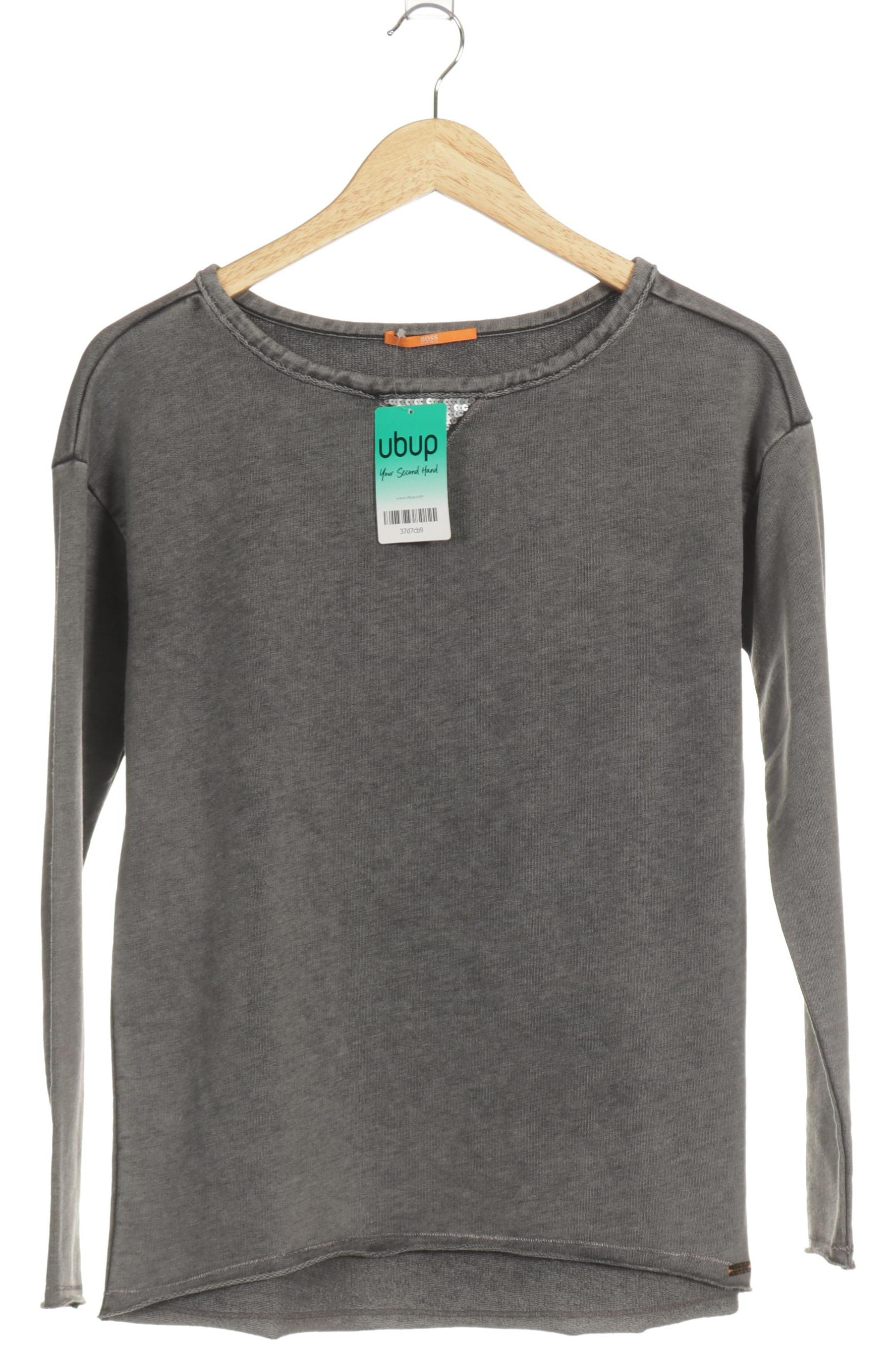 

Boss Orange Damen Langarmshirt, grau, Gr. 42