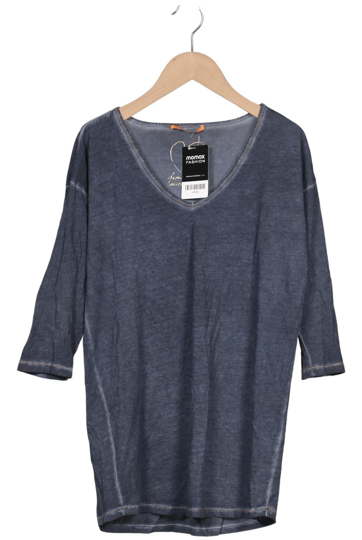 

Boss Orange Damen Langarmshirt, blau, Gr. 38