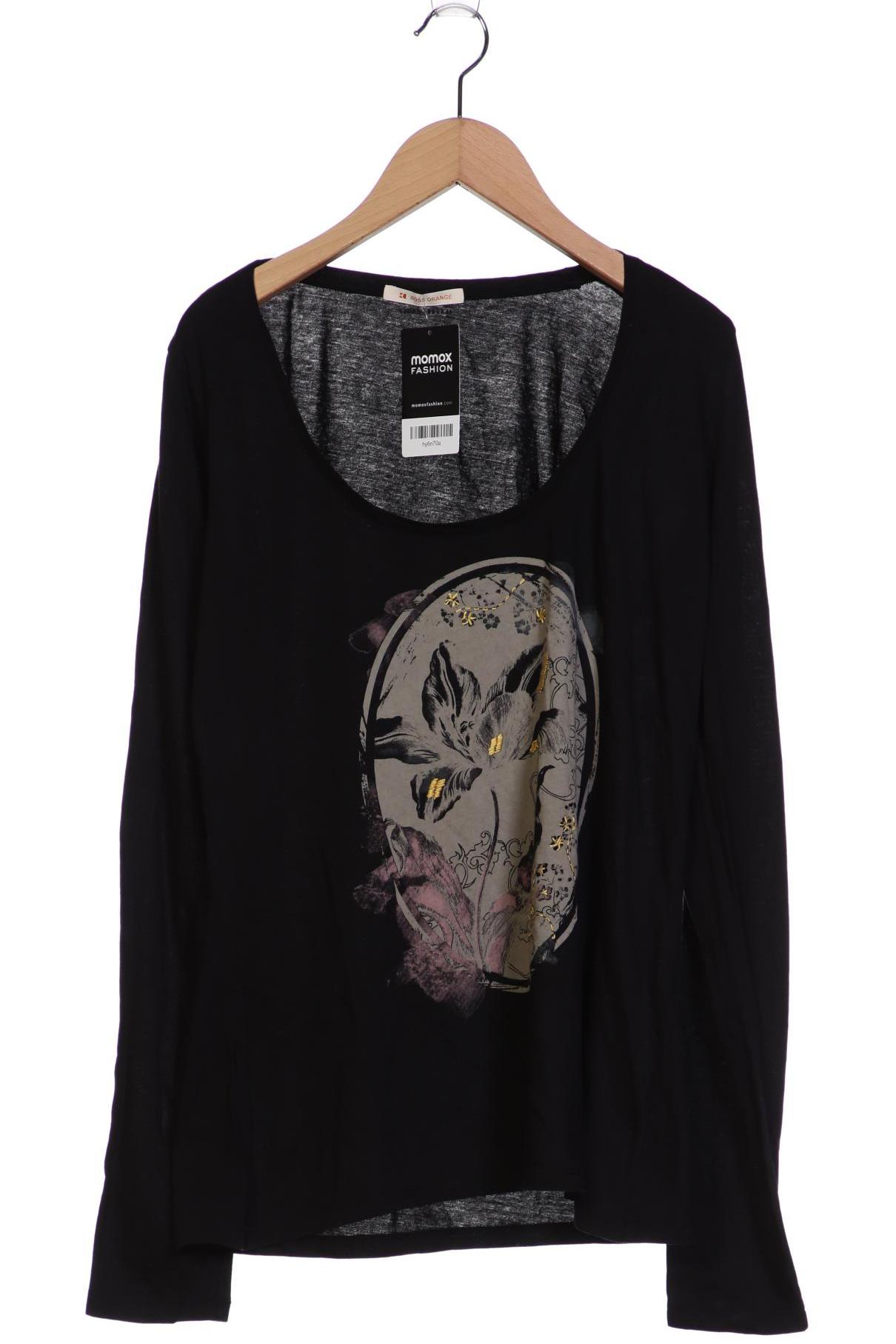 

Boss Orange Damen Langarmshirt, schwarz