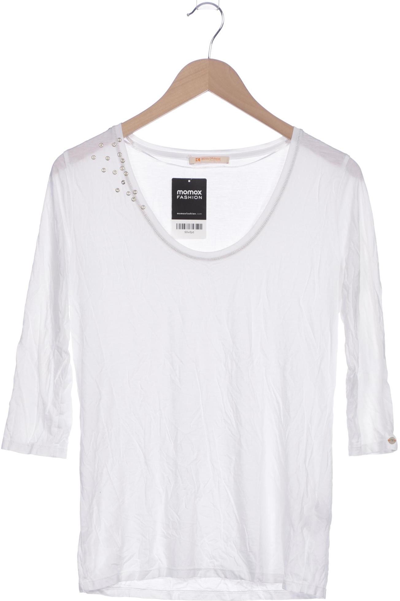 

Boss Orange Damen Langarmshirt, weiß, Gr. 42