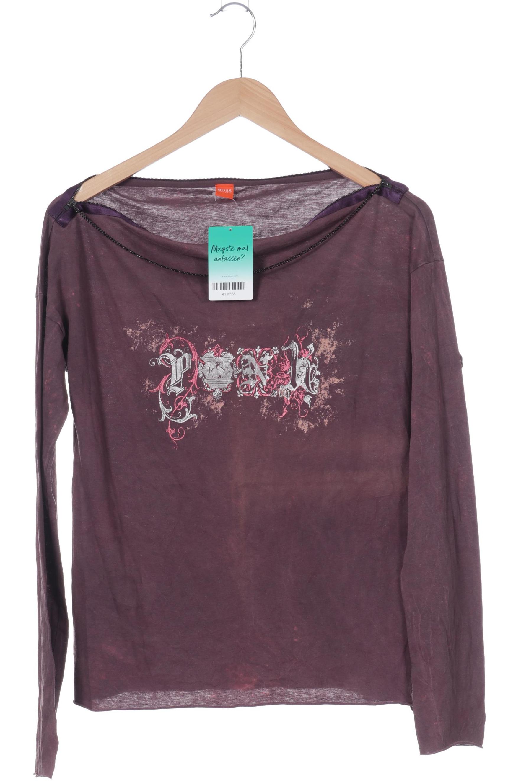 

Boss Orange Damen Langarmshirt, flieder, Gr. 38