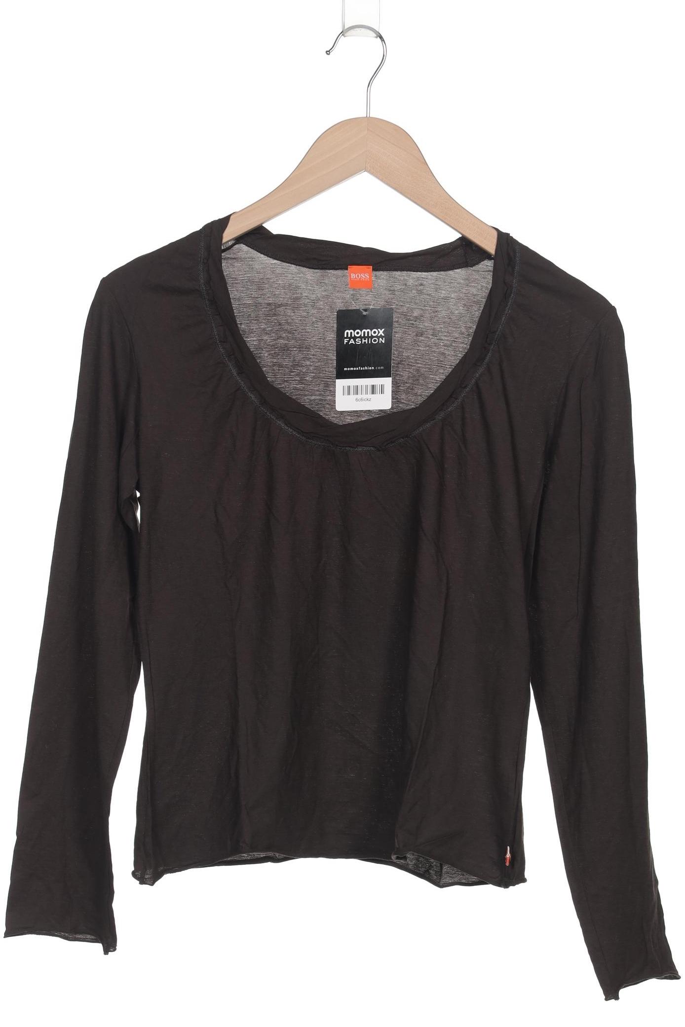 

Boss Orange Damen Langarmshirt, grau, Gr. 38